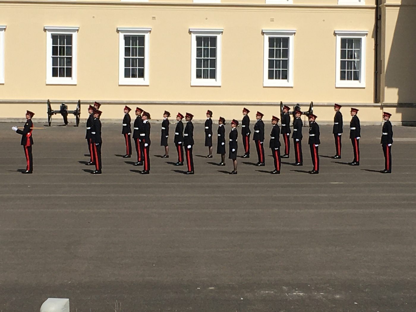 Tess Morris-Paterson with the British Army