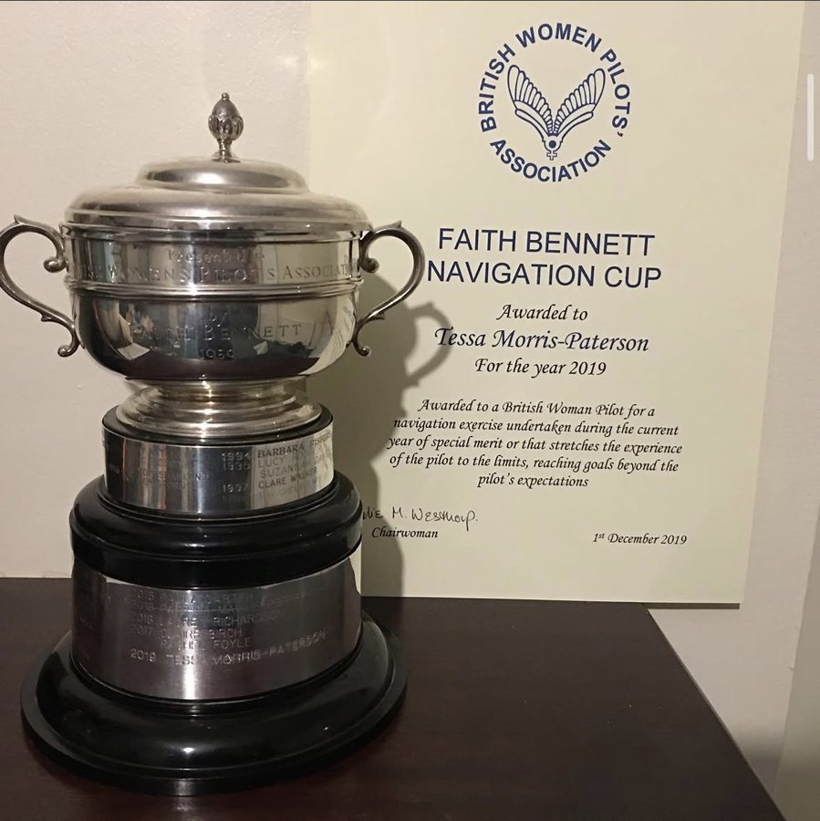 The Faith Bennett Navigation Cup awarded to Tess and Morag Morris-Paterson